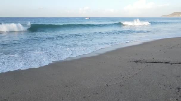 ทะเลใกล้ชายฝั่ง - ภาพระยะใกล้ของทะเลชายฝั่ง — วีดีโอสต็อก