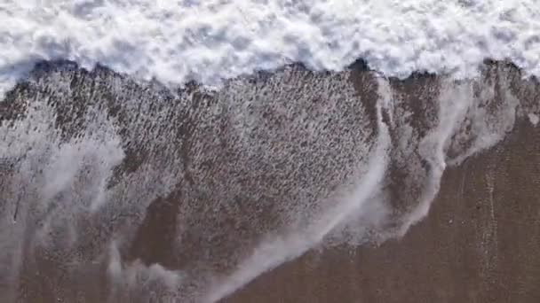 Zee in de buurt van de kust - close-up zeezicht — Stockvideo