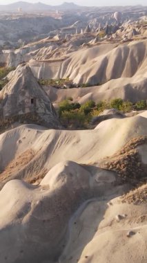 Dikey Video - Kapadokya, Türkiye 'de Balonlar.