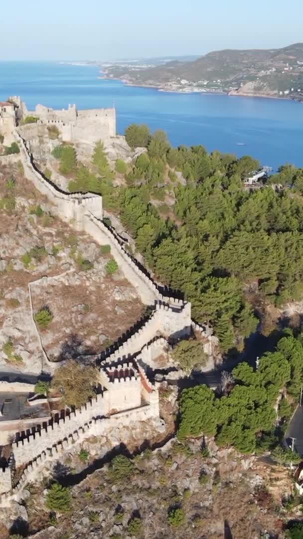 ( 영어 ) Alanya Castle - Alanya Kalesi airview. 터키 — 비디오
