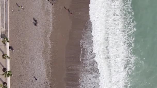 Spiaggia video verticale presso la località balneare. Turchia. — Video Stock