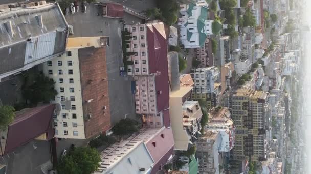 Capital de vídeo vertical da Ucrânia - Kiev. Vista aérea. Kiev — Vídeo de Stock