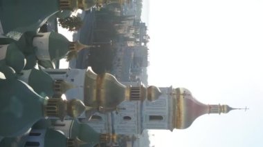 Kyiv. Ukrayna: Kyiv 'deki Aziz Sophias Katedrali. Dikey video