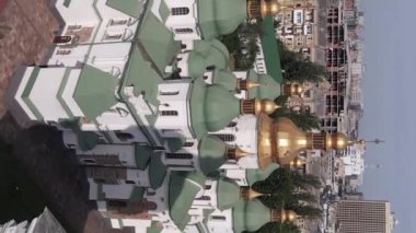 Kyiv. Ukrayna: Kyiv 'deki Aziz Sophias Katedrali. Dikey video