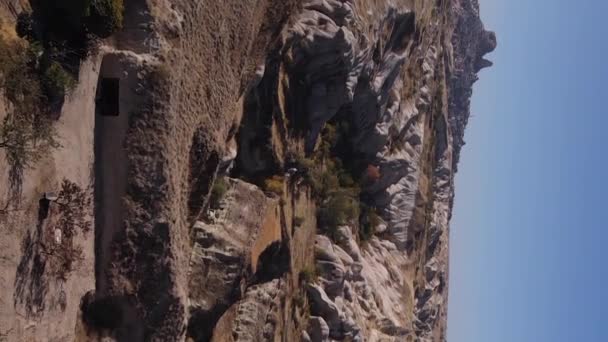 Національний парк Горем біля міста Неушехір. Туреччина. Вертикальне відео — стокове відео