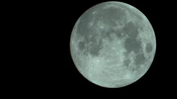 Mond aus nächster Nähe. Satellit Planet. Vertikales Video — Stockvideo