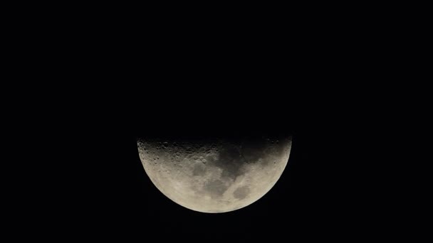 Moon close-up. Planet satellite. Vertical video — Stock Video