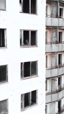 Çernobil Yasak Bölge. Pripyat. Dikey video