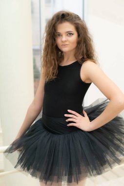 Güzel, esnek, genç kız balerin. Bale