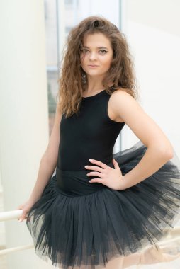 Güzel, esnek, genç kız balerin. Bale