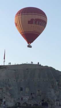 Cappadocia Dikey Videodaki Balonlar