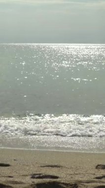 Türkiye 'de sahil kenarında deniz manzarası