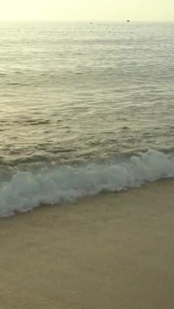 Havvand overflade seascape af Middelhavet Lodret video – Stock-video
