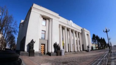 Kyiv-Verkhovna Rada 'daki Ukrayna Parlamentosu binası