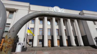 Kyiv-Verkhovna Rada 'daki Ukrayna Parlamentosu binası