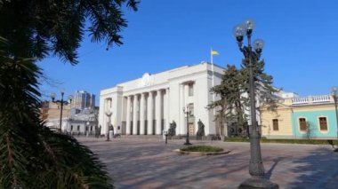 Ukrayna Parlamentosu Kyiv - Verkhovna Rada, ağır çekim