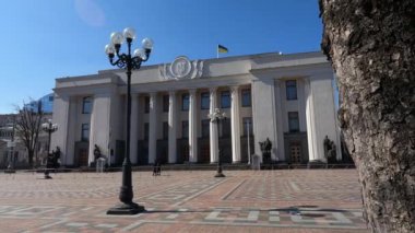 Ukrayna Parlamentosu Kyiv - Verkhovna Rada, ağır çekim