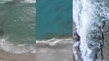 Deniz kıyısının yakınındaki bir videoda üç tane.