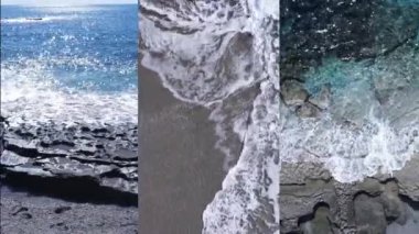 Deniz kıyısının yakınındaki bir videoda üç tane.