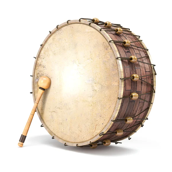 Ramadan drum 3D Rendered Isolato Immagine Stock