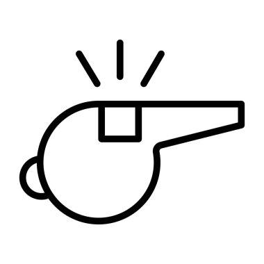 Spor Düdüğü Hakemi Islık Simgesi