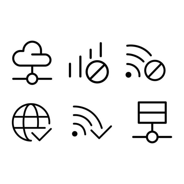 Sieć Internetowa Icon Design Set — Wektor stockowy