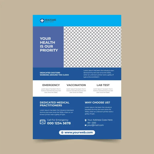 Tıbbi Güzel Flyer Tasarım Şablonu
