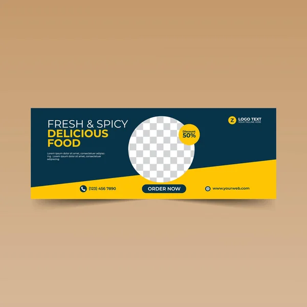 Gıda Facebook Kapağı Tasarım Şablonu