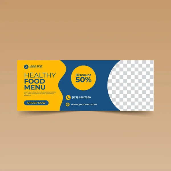 Sarı Facebook Kapağı Tasarım Şablonu