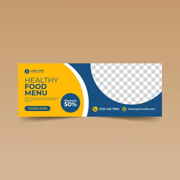 Sarı Facebook Kapağı Tasarım Şablonu