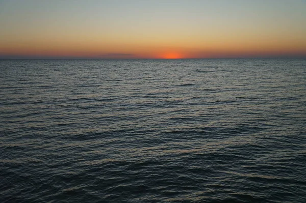 Солнце Восходит Над Азовским Морем — стоковое фото