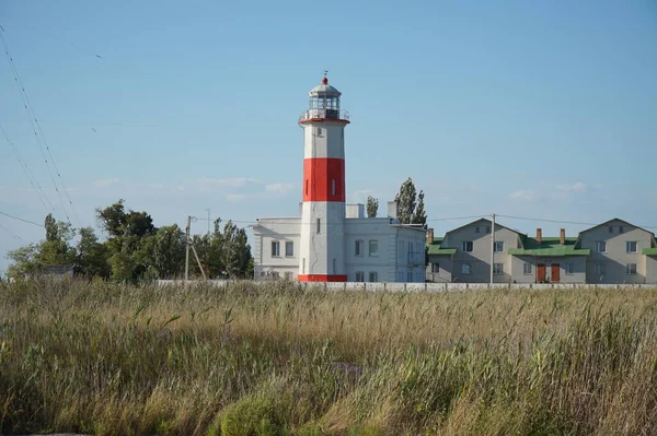 Farol Inferior Extremo Berdyansk Spit — Fotografia de Stock