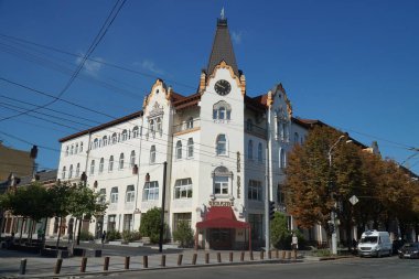 Dnipro şehrinin merkezindeki 