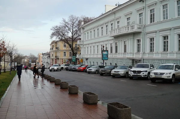 Carros Estão Estacionados Centro Histórico Odessa Lado Avenida Das Estrelas — Fotografia de Stock