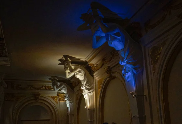 Interior Teatro Shevchenko Cidade Dnipro — Fotografia de Stock