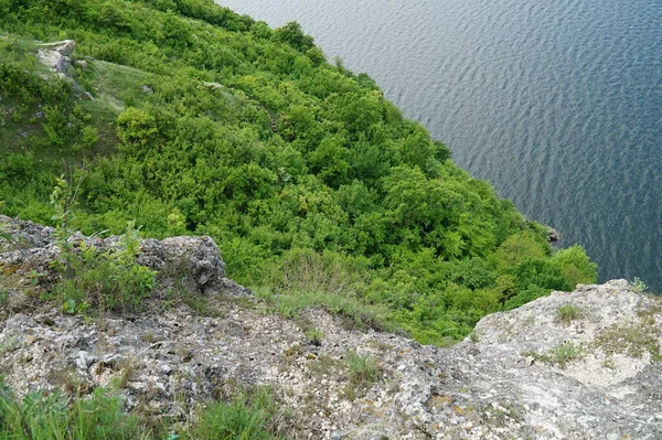 Panorama Bakota Nature Reserve Dniester River Reservoir — Stock Photo, Image