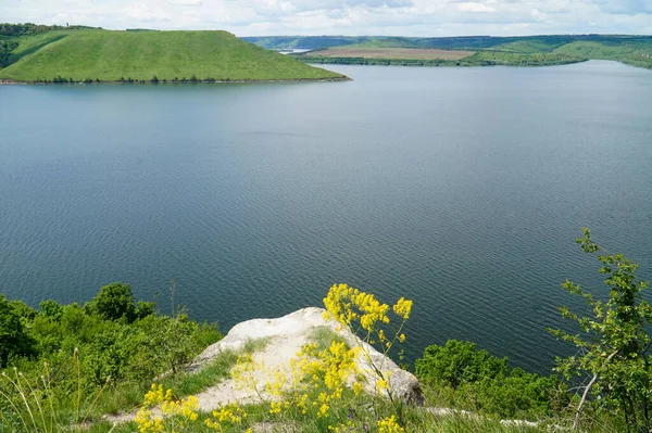 Weißer Stein Bakote Naturreservat Stockbild