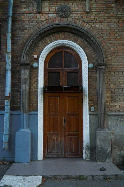 Ancient Entrances Houses Streets Kiev — Stock Photo, Image