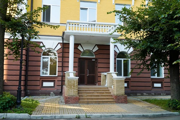 Ancient Entrances Houses Streets Kiev — Stock Photo, Image