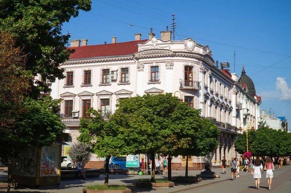 Centro Histórico Ciudad Ivano Frankivsk —  Fotos de Stock