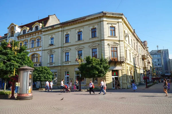 Ivano Frankivsk Város Történelmi Központja — Stock Fotó