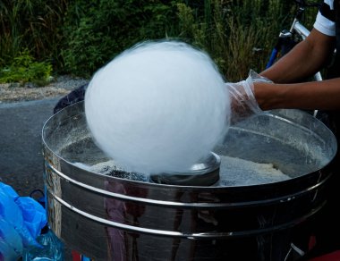 Pamuk helva, çocuklar için şeker..     