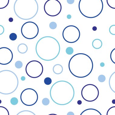 Mavi Daireyle Soyut Arkaplan