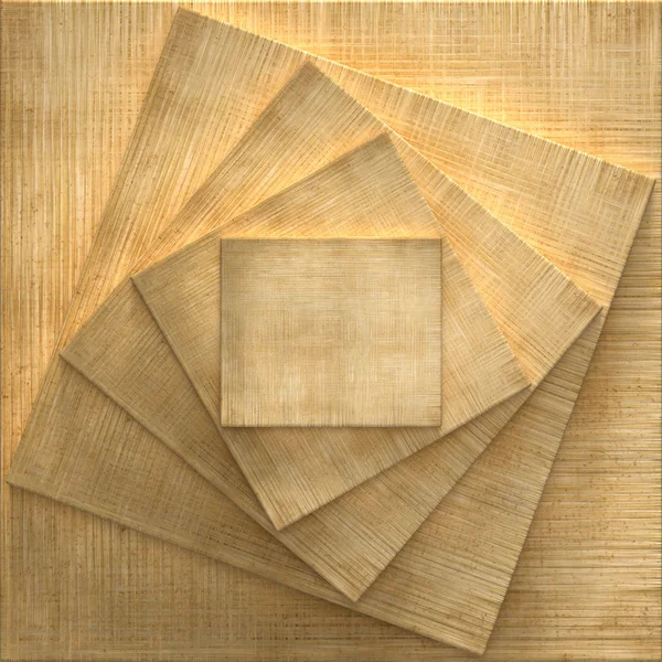 3d, cornice su fondo legno — Foto Stock