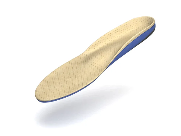 Orthopedic insole, isolated on white background, 3d — Stock Photo, Image