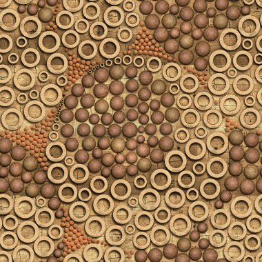 3D ahşap desen, kesintisiz