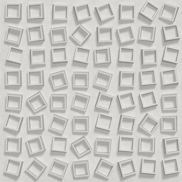 Witte muur met 3D-patroon, naadloze — Stockfoto