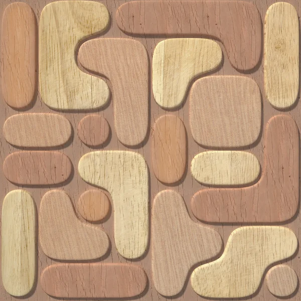3d wooden pattern, seamless — Stock Photo, Image