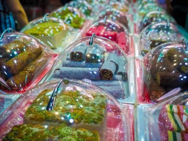 Akko 'daki meyve pazarı