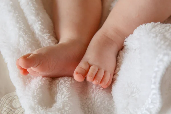 Baby Feet Close — Stock Photo, Image